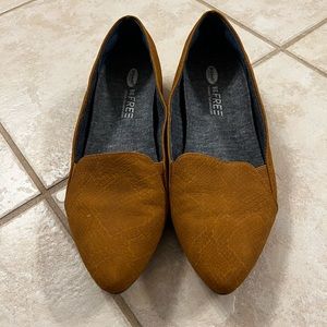 Camel colored loafers